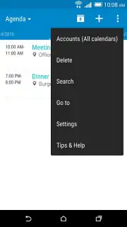 HTC Calendar Screenshot 6