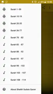 Sheikh Sudais Quran MP3 Screenshot 3