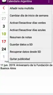 Calendario Laboral Argentina Screenshot 4