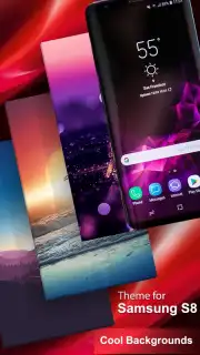 Samsung S8 edge Launcher - Themes and Wallpaper Screenshot 1