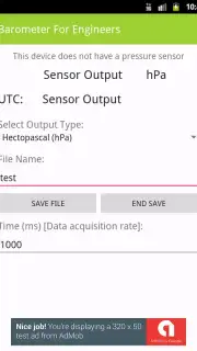 Barometer For Engineers Screenshot 5