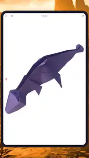 Origami dinosaurs paper shapes Screenshot 1