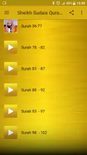 Sheikh Sudais Quran MP3 Screenshot 2